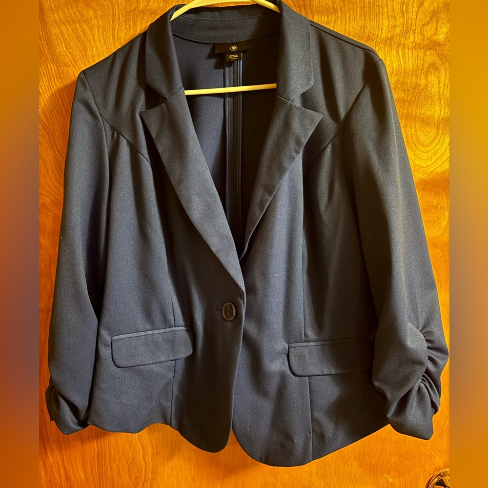 Royal blue woman’s blazer